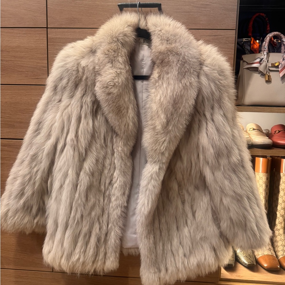 Women’s fox fur coat